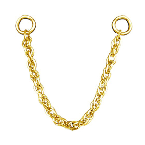 Chaîne de connexion doublement dorée