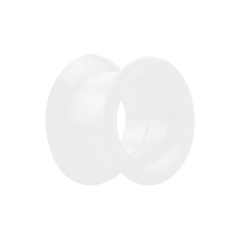 Tunnel svasato di colore bianco spesso