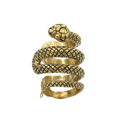 Ear Cuff vergoldet Schlange