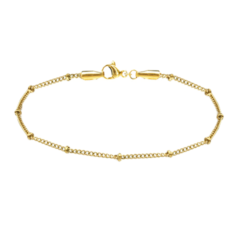 Gold-plated bracelet Basic rings
