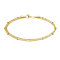 Gold-plated Basic bracelet and Basic rings