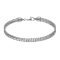 Bracelet silver three individual ball chains