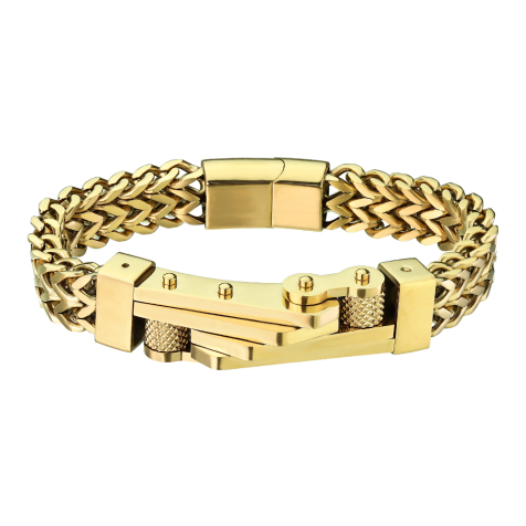 Chaîne de blé doré à deux rangs et chaîne de vélo