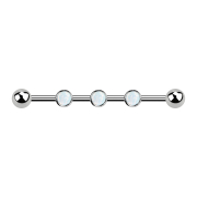 Barbell Innengewinde silber drei 0.8 mm...