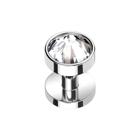 Skin Diver silver with crystal silver