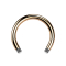 Micro Circular Barbell Rod rose gold
