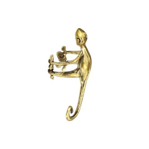 Ear Cuff vergoldet Gecko