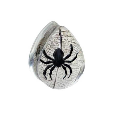 Flared plug drop spider epoxy transparent