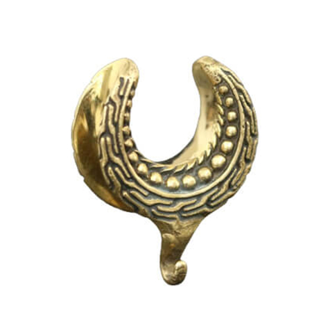 Sattel vergoldet gepunktet und Kranz Ring für Anhänger