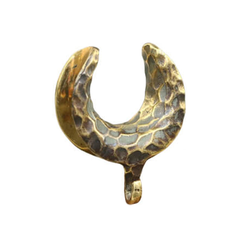 Sattel vergoldet Hammerschlag Ring für Anhänger