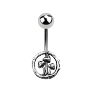 Banana silver with ball and mushrooms