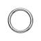 Hinged sterile segment ring silver