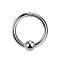 Steriler Micro Ball Closure Ring silber