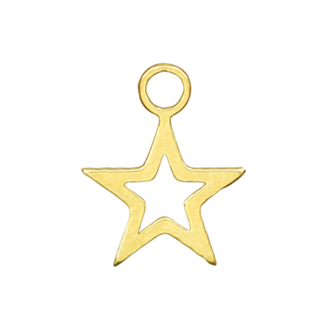 Pendentif étoile doré