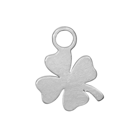 Ciondolo argento con trifoglio