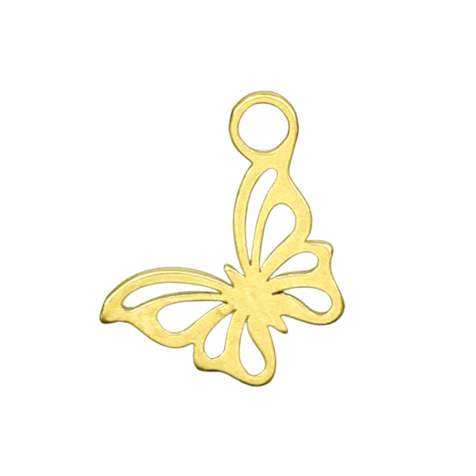 Pendentif doré papillon
