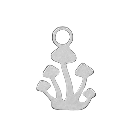 Anhänger silber Pilze