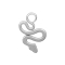 Pendant silver snake basic