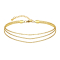 Anklet gold-plated balls two and basic