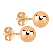 Ohrstecker mit Kugel rosegold