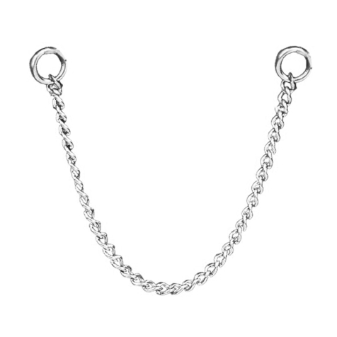 Connecting chain Basic fine silver