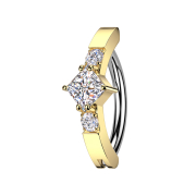 Banane pliante plaque dorée deux ronds un...