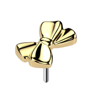 Maglia senza filetto placcata in oro