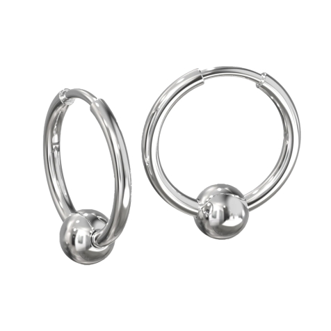 K12 - Silver Pearl Creoles