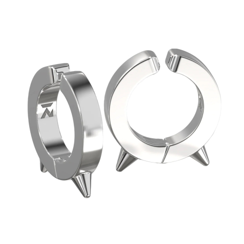 K12 - Silver Spike Ear Cuff