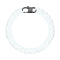 K12 - Bracelet cubain blanc - 8 mm