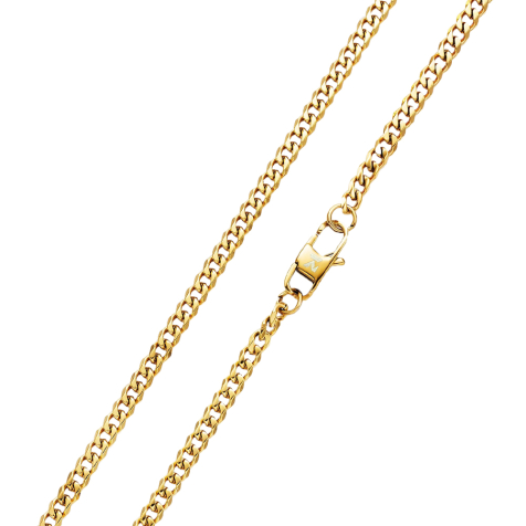 K12 - Gold Cuban Chain - 4 mm