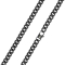 K12 - Chaîne cubaine noire - 8 mm