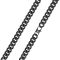 K12 - Chaîne cubaine noire - 10.5 mm