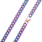 K12 - Iridescent Cuban Chain - 10.5 mm