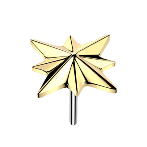 Explosion stellaire sans fil dorée