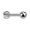 Sterile Micro Labret Internal Thread Silver with Ball