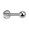 Sterile silver labret with ball