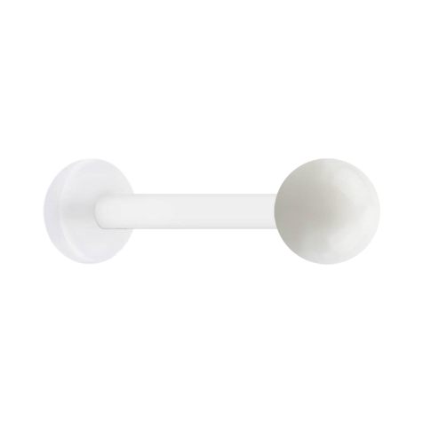 Micro Labret white with ball