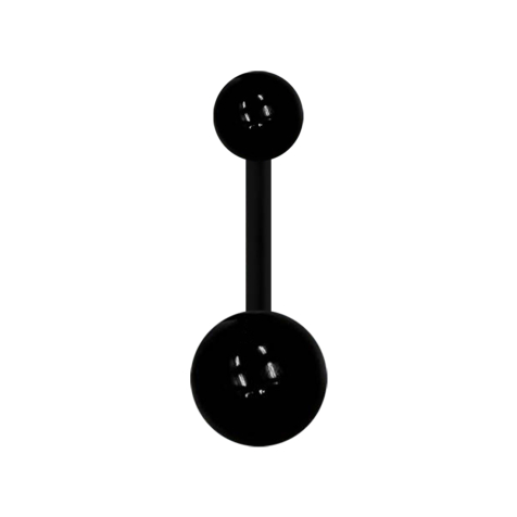 Black banana with two scoops