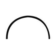 Barre micro circulaire noire