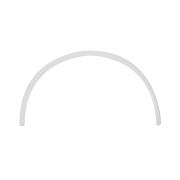 Barre Micro Circular Barbell blanche