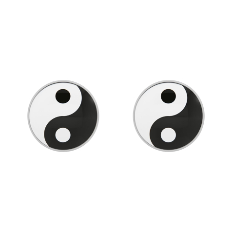 Ohrstecker silber Yin Yang