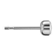 Orecchini a bottone in argento con cristallo blu scuro...