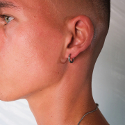 K12 - Creoli Silver Square - 2 mm