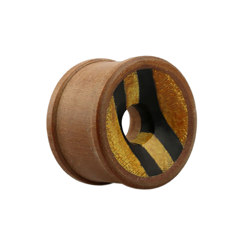 Tunnel made of Sawo wood striped with Areng wood and crocodile wood