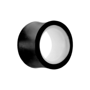 Flared Tunnel aus Horn mit Knochen-Einsatz