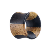 Flared tunnel made of Areng wood and fruit tree wood with...