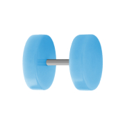 Fake Plug hellblau