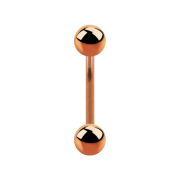 Banana rose gold with two balls